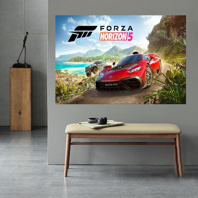 Forza Motorsport Horizon 5 Video Game Poster PC,PS4,Exclusive Role-playing  RPG Game Canvas Custom Poster Alternative Artwork